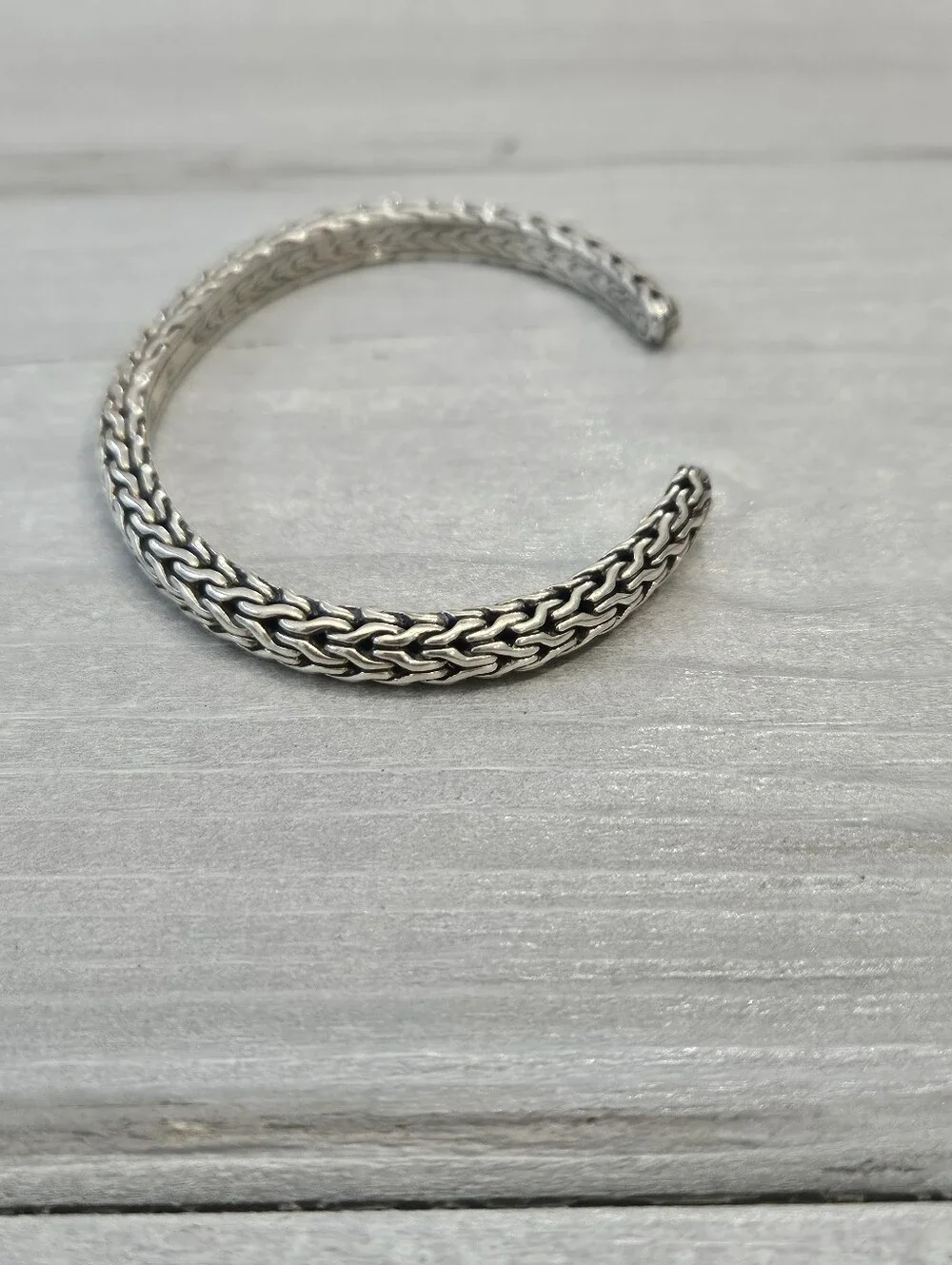 John Hardy Sterling Cuff 23.1g Signed M